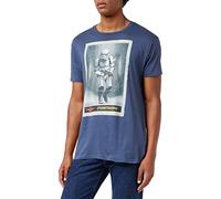 Star Wars Meswmans064 Camiseta, Vaquero, L para Hombre
