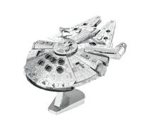 Metal Earth Puzzle 3D Halcón Milenario. Rompecabezas De Metal De Star Wars. Maquetas Para Construir Para Adultos Nivel Desafiante De 10.5 X 8 X 6.5 Cm