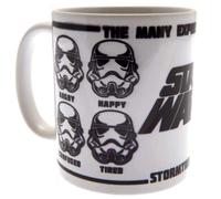 Star Wars MG24950 Coffee Expressions of a Stormtrooper Mug, Ceramic, Multi-Colou
