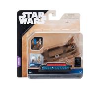 Star Wars Micro Galaxy Squadron Desert Skiff Vehículo con figuras de Han Solo y Nikto Guard, 3 pulgadas