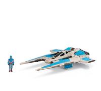 STAR WARS Micro Galaxy Squadron Fang Fighter - Vehículo de 5 pulgadas con accesorios de micro figura de 1 pulgada