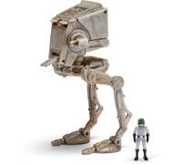 Star Wars Micro Galaxy Squadron Light Armor Class AT-ST - Vehículo de 3 Pulgadas con microfigura de Conductor AT-ST de 1 Pulgada