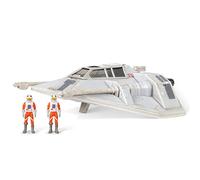 Star Wars Micro Galaxy Squadron Luke Skywalker's Snowspeeder - Vehículo de Clase Starfighter de 5 Pulgadas con Dos Accesorios de Micro Figuras de 1 Pulgada