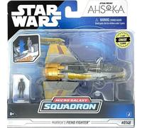 STAR WARS Micro Galaxy Squadron Marrok's Fiend Fighter, vehículo de 5 pulgadas, microfigura de 1 pulgada, edición limitada de Chase 1 de 5000