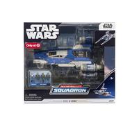 Star Wars™ Micro Galaxy Squadron Rebel U-Wing Starfighter - Vehículo de 12 Pulgadas con alas Plegables y Cuatro Accesorios de microfiguras de 1 Pulgada