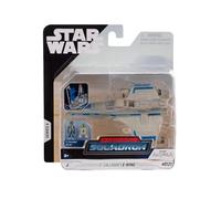 Star Wars Micro Galaxy Squadron SWJ0147 - E-Wing Starfighter, vehículo Oficial de 7,5 cm con Figuras