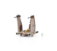 Star Wars Micro Galaxy Squadron V-19 Torrent Starfighter - Vehículo de 5 Pulgadas con alas Plegables y Aleta de Cola más Accesorio de microfigura de 1 Pulgada