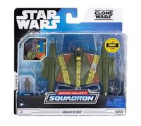 Star Wars Micro Vehículos - Vehículo de 5 pulgadas Clase Starfighter - Xanadu Blood con Cad Bane Rare Chase 1 de 5000 Series 10