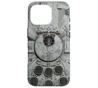 Star Wars Millennium Falcon Close Up Gris Carcasa para iPhone 16 Pro