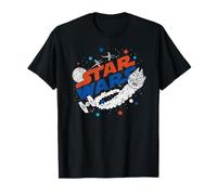 Star Wars Millennium Falcon X-Wing and Death Star Americana Camiseta