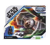 STAR WARS Mission Fleet Darth Vader TIE Advanced Toy Vehicle and Actio