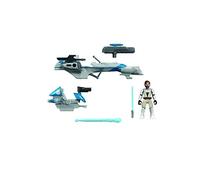 Star Wars Mission Fleet Expedition Class OBI-WAN Kenobi Jedi Speeder Chase Figura y vehículo de 6 cm, Juguetes para niños de 4 años en adelante