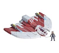 STAR WARS Mission Fleet T-6 Jedi Shuttle Juego de figuras de acciσn Ahsoka a escala de 2,5 pulgadas Barcos juguetes para niρos y niρas de 4 aρos