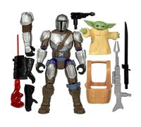 Star Wars MixMashers, Mandaloriano y Grogu, Set de Figuras Mix-and-Match Deluxe y Accesorios