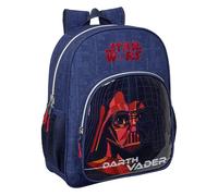 STAR WARS - Mochila Escolar Niño, Mochila Infantil, Adaptable a Carro, Ideal para Niños en Edad Escolar, Cómoda y Versátil, Calidad y Resistencia, 32x12x38 cm