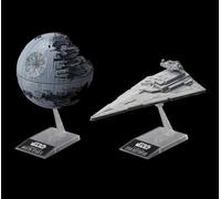 Star Wars Model Kit Death Star II & Imperial Star Destroyer Bandai Star Wars