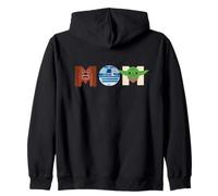 Star Wars Mom Character Letters Family Trip Matching Gift Sudadera con Capucha