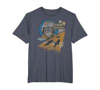 Star Wars Mos ESPA Anakin Camiseta, Hombre Tallas Grandes, Azul Jaspeado, 5X Alto
