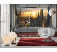 Star Wars Mural Papel Tapiz Foto Gigante Brown Naranja 144x100 inch