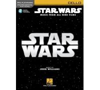 Hal Leonard – Partitura Star Wars: Music From All Nine Films – Instrumental Play-Along (violonchelo)