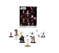Star Wars Nano Figuras Wave 1 DIECAST - Paquete múltiple de 12 figuras para exhibir, jugar y coleccionar para fanáticos, niños, regalo de semana, cumpleaños