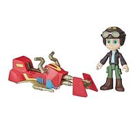 Star Wars - Nash Durango - Figura y Moto Speeder - Figuras y vehículos a Escala de 10 cm - Juguetes Juguetes para niños pequeños