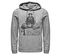 Star Wars Numero Uno Mens Pullover Hoodie, Athletic Heather, X-Large