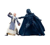 Star Wars OBI-Wan Kenobi and Darth Vader Action Figure Set (Ralph McQuarrie Edition) A New Hope Black Series 6-Inch by Hasbro F7647 Ages 4 and Up