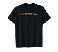 Star Wars: Obi-Wan Kenobi Golden Text Logo Camiseta