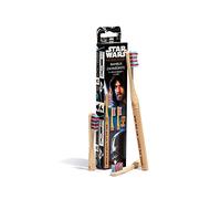 Star Wars Obi-Wan Kenobi - Juego de 3 cepillos de dientes de bambú, 1 mango + 3 cabezales intercambiables
