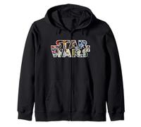 Star Wars Original Trilogy Retro Movie Poster Back Drop Logo Sudadera con Capucha
