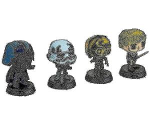 Star Wars Pack 4 Figurines Pop! Movies Vinyl Retro Series 9 cm