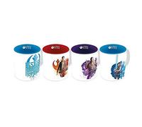 Star Wars Pack de Mini Tazas, Cerámica, Multicolor, 5.5 cm, 4