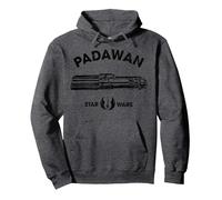 Star Wars Padawan Sudadera con Capucha, Unisex para Adultos, Jaspeado Oscuro, L