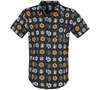 Star Wars Paisley Monger Hombre Camisa Manga Corta Multicolor L 100% algodón Regular