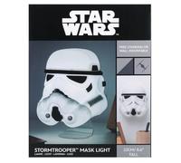 Paladone Lámpara Star Wars Stormtrooper Máscara 19 cm USB/pilas Montaje pared Producto oficial Disney