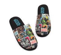 Star Wars Pantuflas negras para hombre