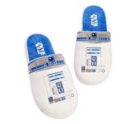 Star Wars Pantuflas para hombre | Yoda Jedi OR R2D2 Options Personajes Pantuflas para adultos | Mercancía de película regalos para él | Mocasines de espuma viscoelástica sin cordones