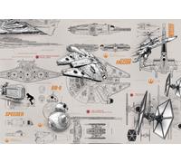 Star Wars Papeles Pintados Infantil Dormitorio Pared Grande Murales Boy And Niña