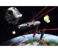 Star Wars Papeles Pintados Infantil Dormitorio Pared Grande Murales Boy And Niña