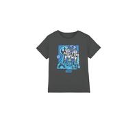 Star Wars Papercut R2D2 - Camiseta Unisex para niños, Color carbón, 9-10 años, Gris Oscuro, 9-10 años