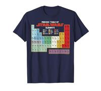 Star Wars Periodic Table of Elements - Camiseta gráfica Camiseta, Hombre, Azul Marino, L