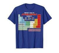 Star Wars Periodic Table of Elements - Camiseta gráfica Camiseta, Hombre, Azul Real, L