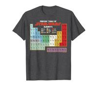 Star Wars Periodic Table of Elements - Camiseta gráfica Camiseta, Hombre, Jaspeado Oscuro, L