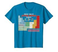 Star Wars Periodic Table of Elements - Camiseta gráfica Camiseta, Niños, Zafiro, 8 años