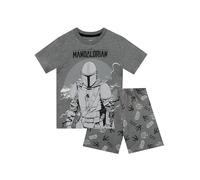 Star Wars Pijama Mandalorian | Pijama Mandalorian | Pijamas para Niños | Gris 7-8 años