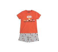 Star Wars Pijama Niño Verano Algodón - Pijama Manga Corta Pixel Wars para Niño - Pantalón Corto con Cinturilla Ajustable Estampado - Tejido Suave al T
