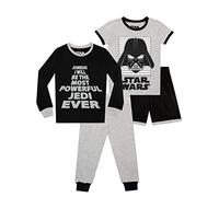 Star Wars Pijamas Paquete de 2 de Manga Corta para niños La Guerra de Las Galaxias Multicolor 7-8 Años