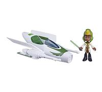 Star Wars Piloto Jedi Kai Brightstar, Figura con Barco, Escala 10 cm, Juguetes para Niños