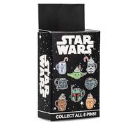 STAR WARS Pin esmaltado para taza ciega de personajes navideños, uno al azar, accesorios de insignia para cordón, mochila, ropa